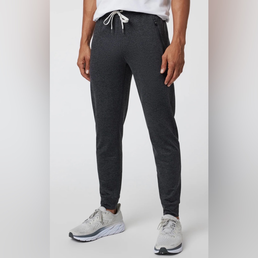 Vuori Men’s Ponto Performance Jogger Charcoal Grey Size Medium
